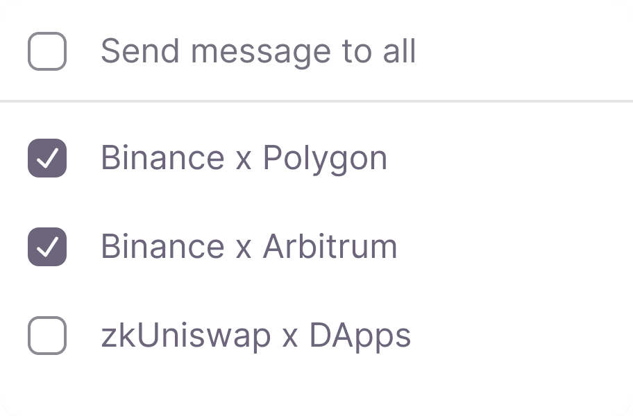 Folders & Batch Messaging