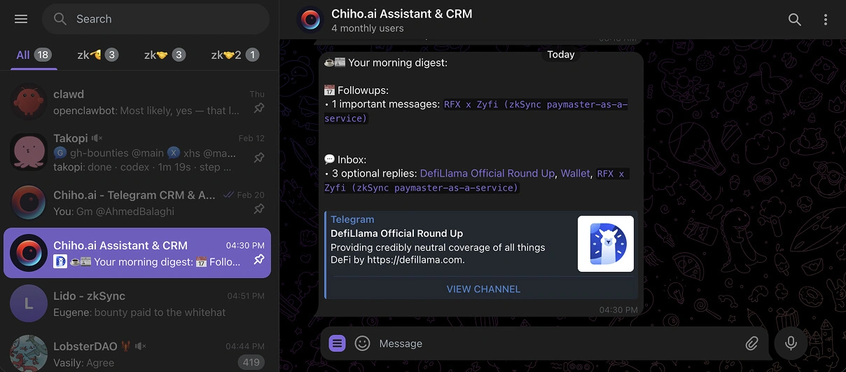 Turn Telegram Into an AI Inbox for Sales and Support
