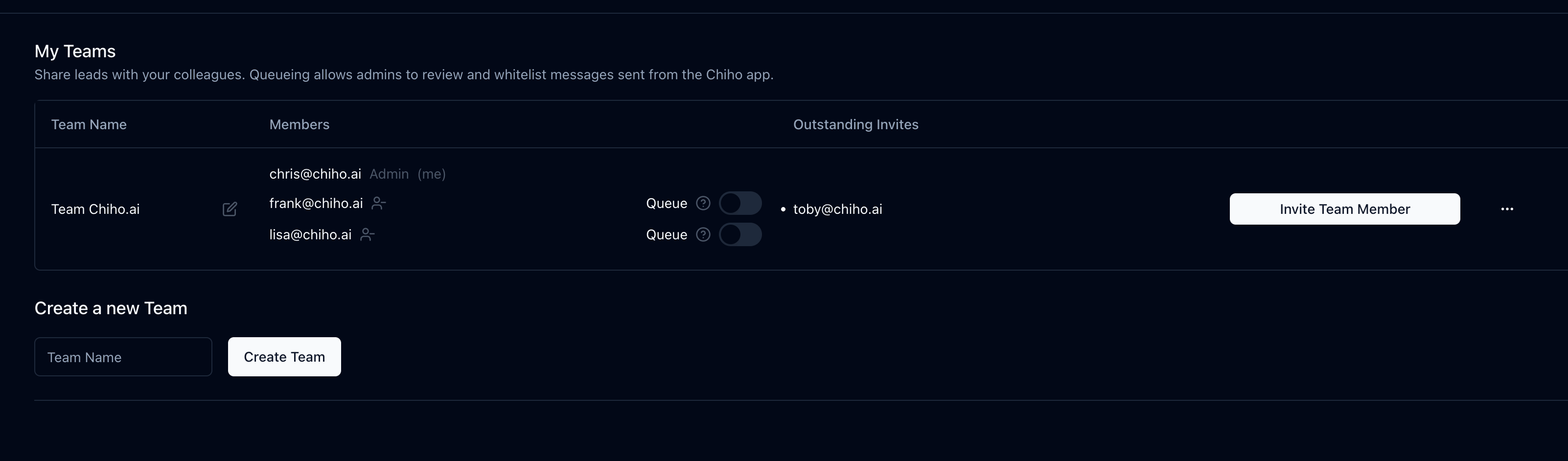 Team Collaboration Dashboard